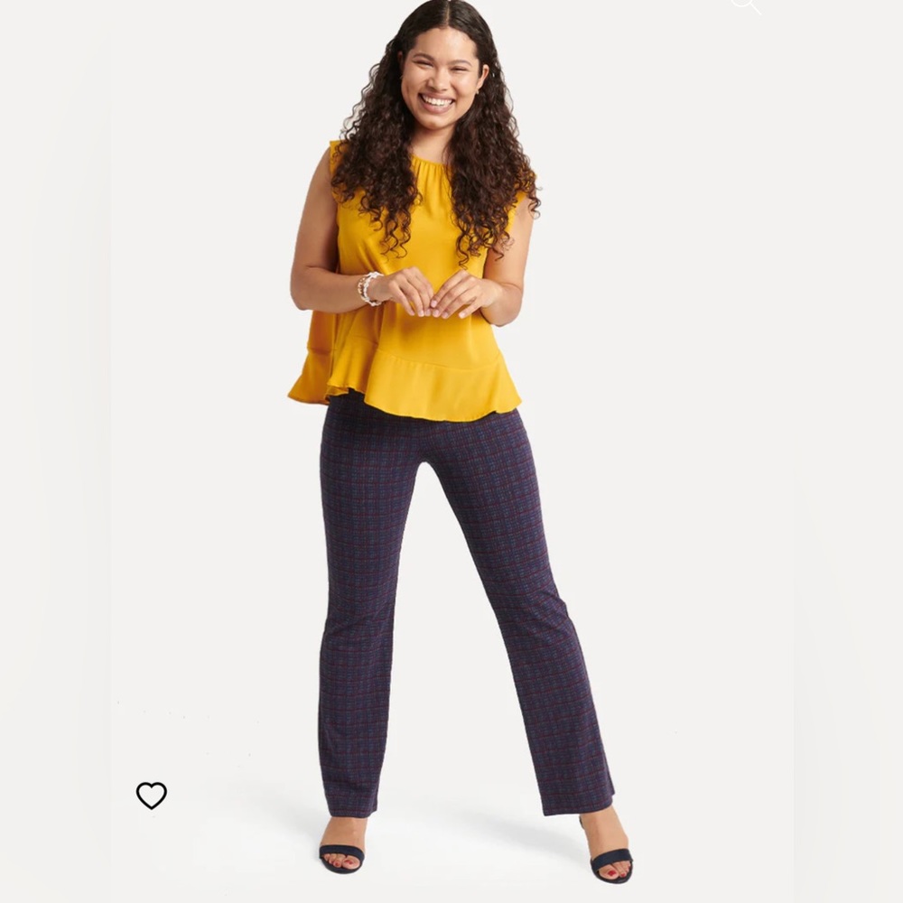 Betabrand women petite boot cut yoga pants‎ size M
